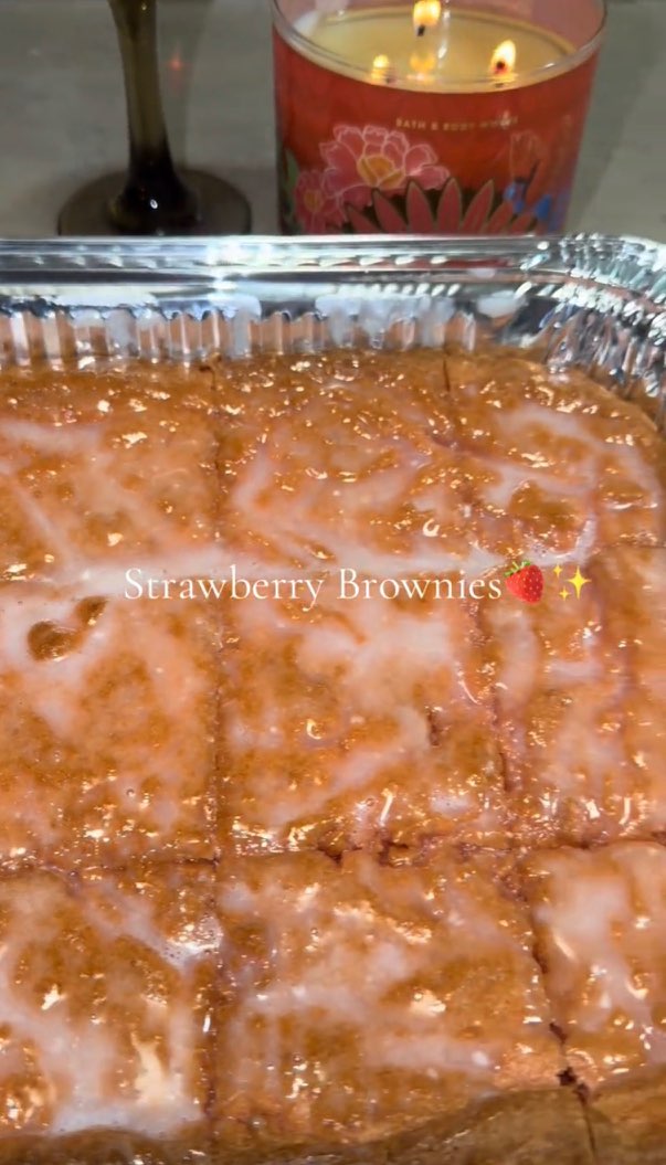 Strawberry Brownies