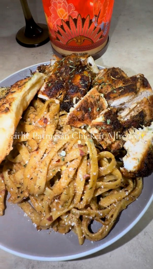 Garlic Parmesan Chicken Alfredo