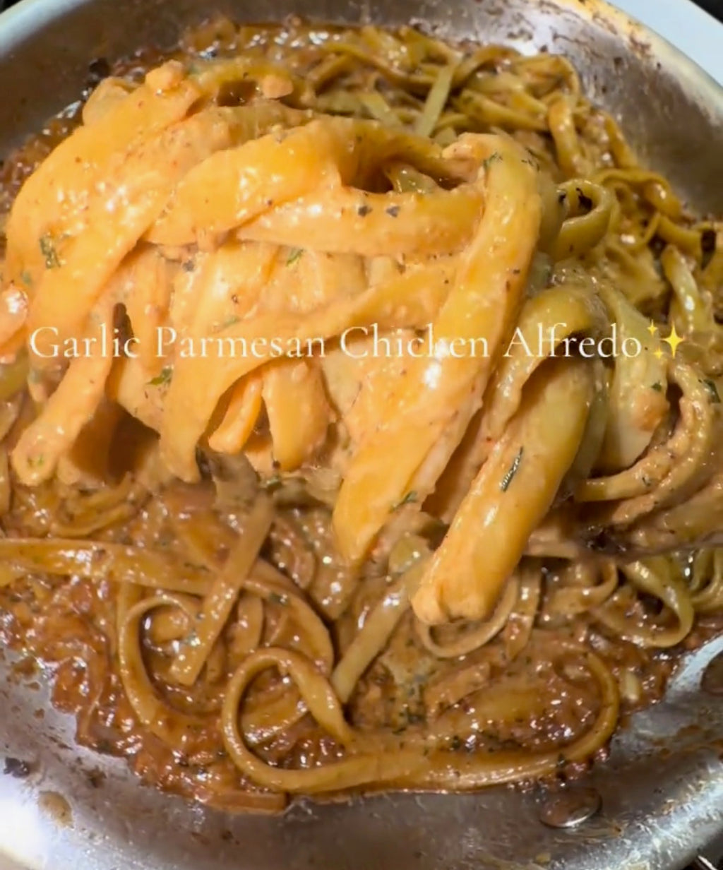 Garlic Parmesan Chicken Alfredo