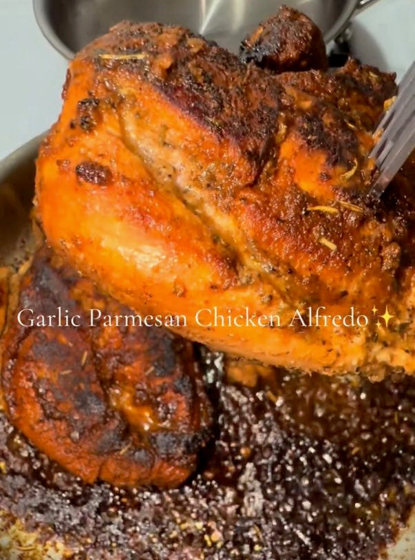 Garlic Parmesan Chicken Alfredo
