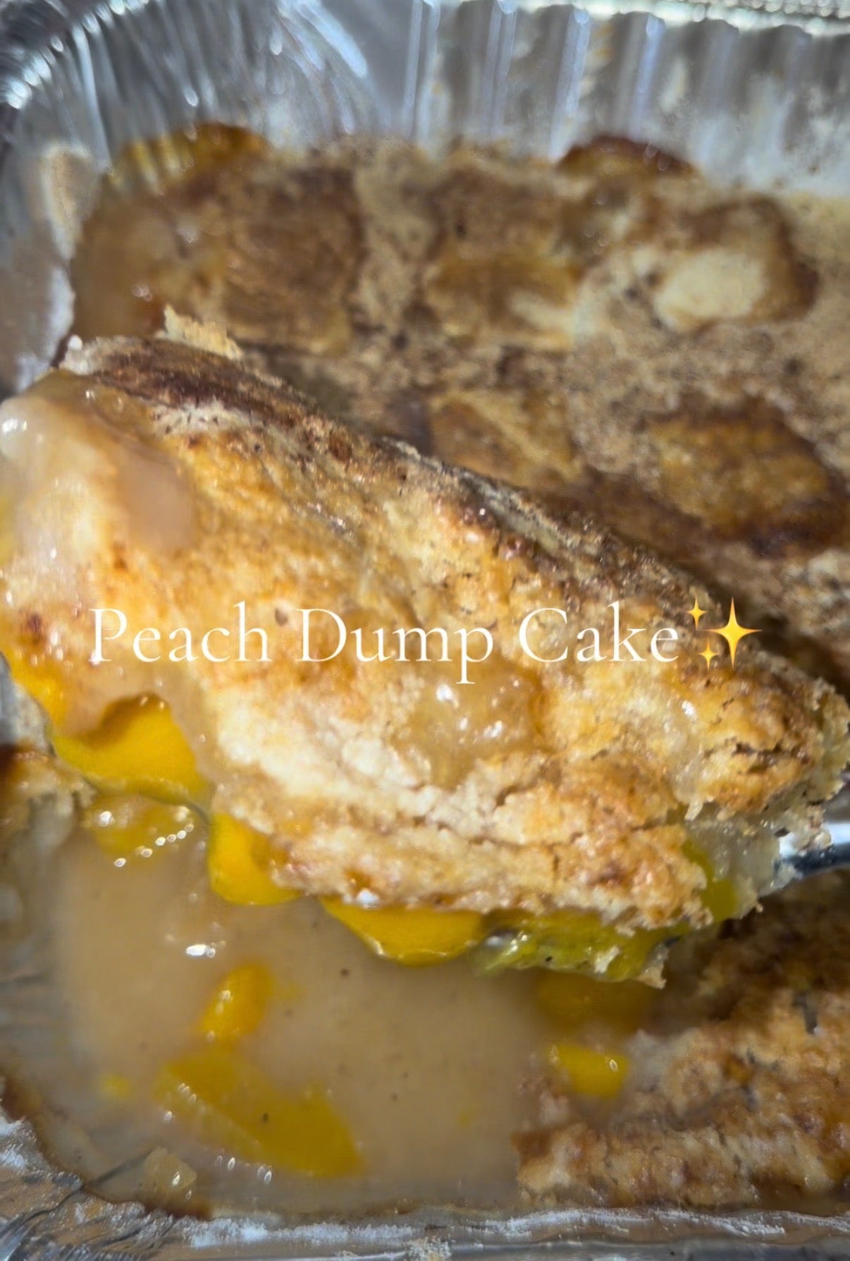 Peach Dump Cake