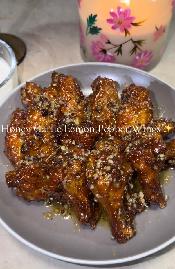 Honey Garlic Lemon Pepper Wings