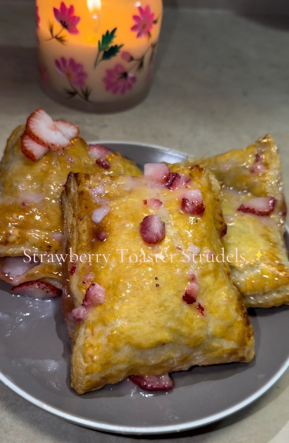 Strawberry Toaster Strudels